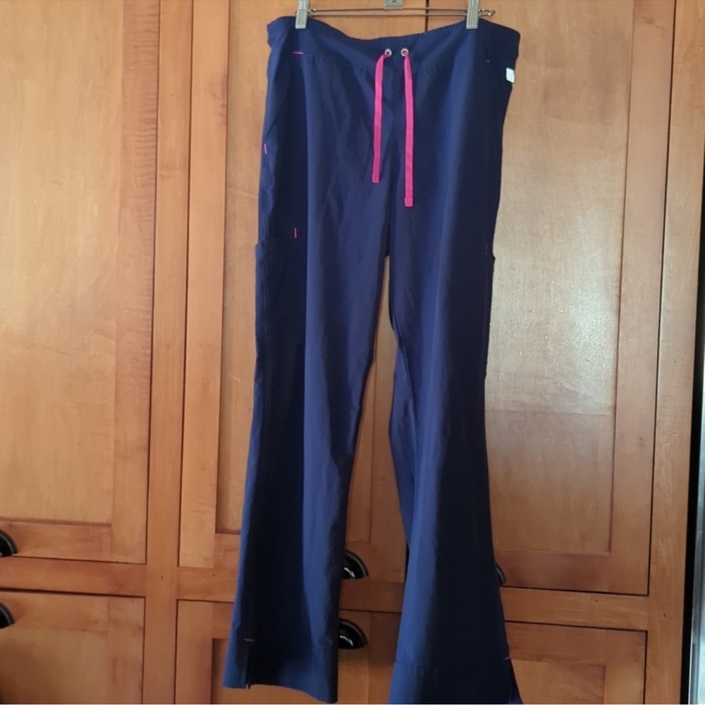 Smitten Blue Navy Scrub Bottoms Medium